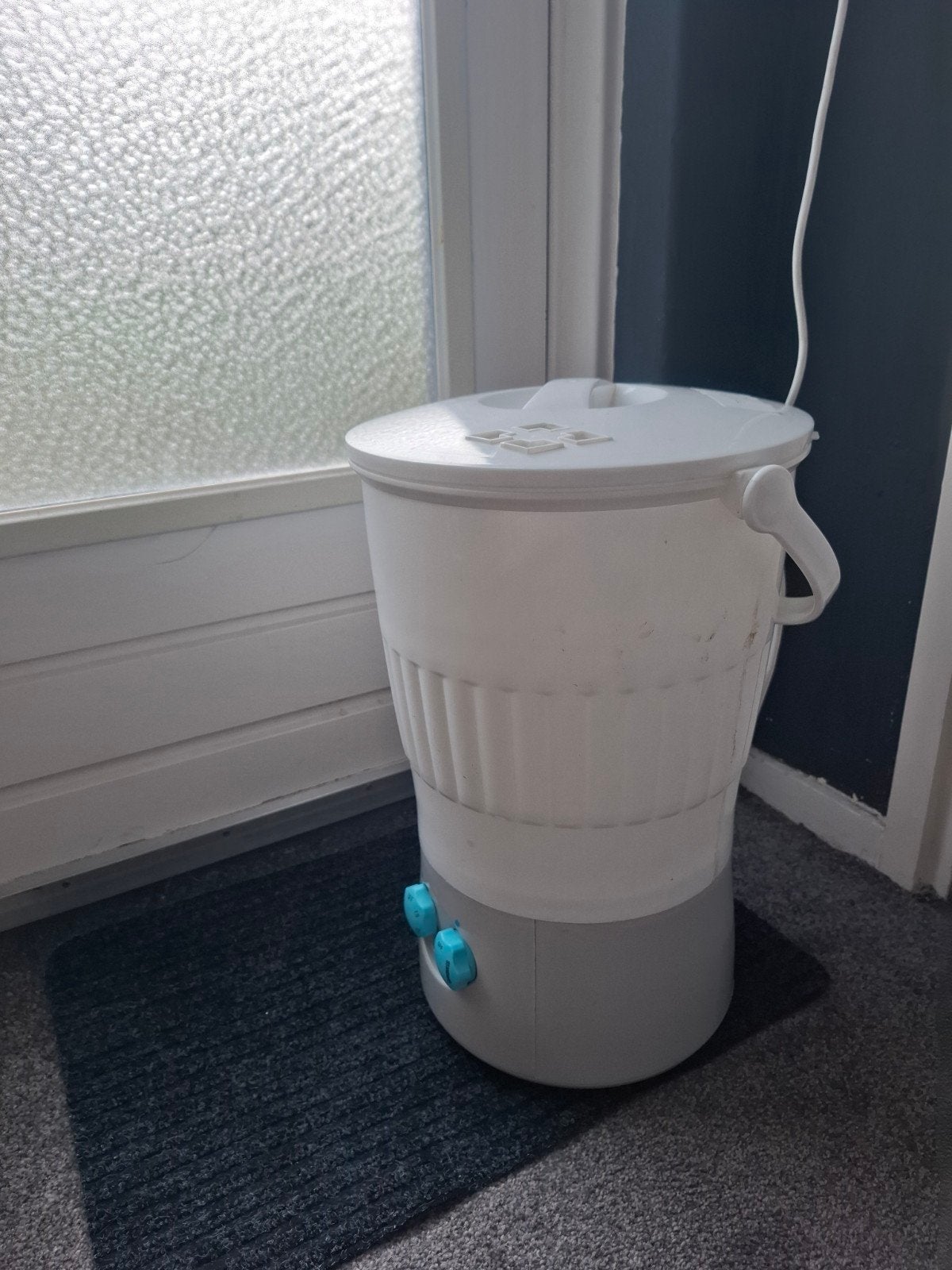 Goed werkende camping wasmachine, Ophalen, Minder dan 4 kg, Bovenlader, Kort programma