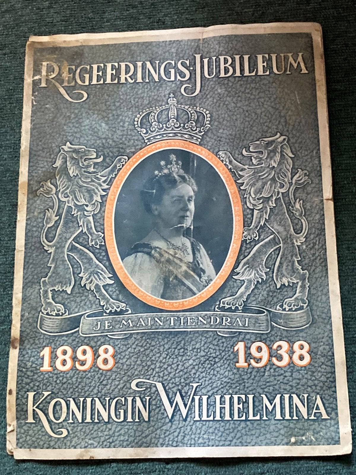 Regeringsjubileum Koningin Wilhelmina 1898-1938, Ophalen, 20e eeuw of later, Gelezen