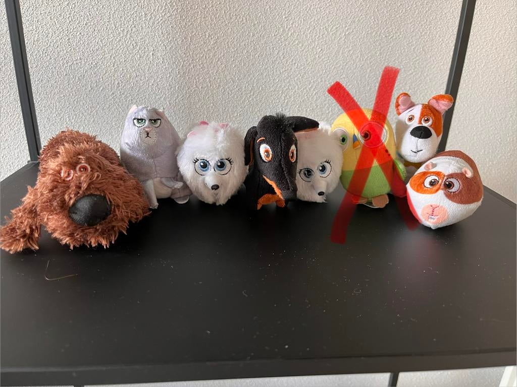 McDonald’s huisdiergeheimen knuffels happy meal, Kinderen en Baby's, Speelgoed | Knuffels en Pluche, Ophalen of Verzenden, Zo goed als nieuw