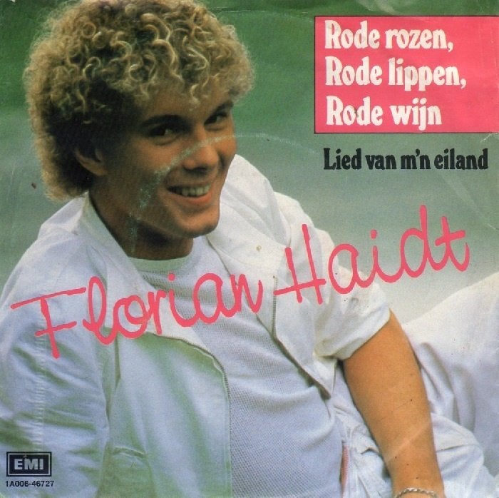 Florian Haidt ‎: Rode Rozen, Rode Lippen, Rode Wijn (1982), Fotohoes, 7 inch, Ophalen of Verzenden, Zo goed als nieuw