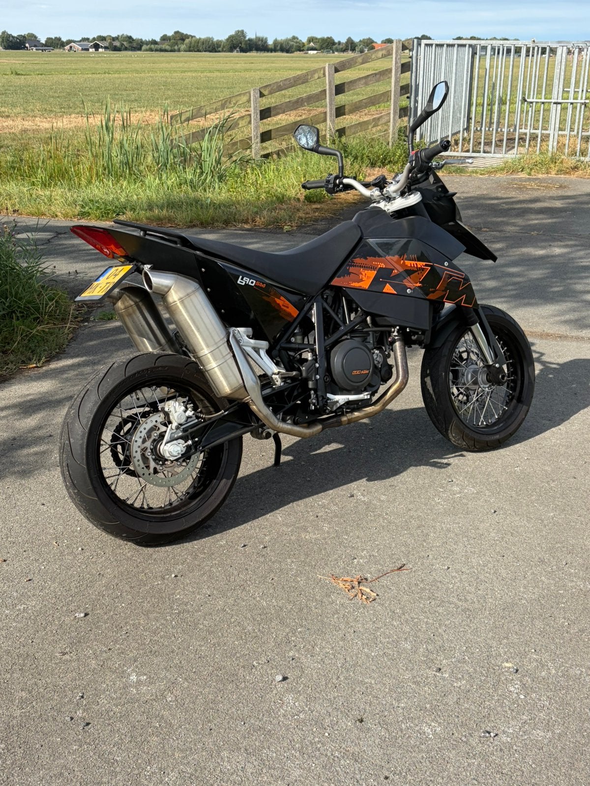 Ktm 690 supermoto, Motorrijbewijs A, Particulier, Meer dan 35 kW, Handgeschakeld