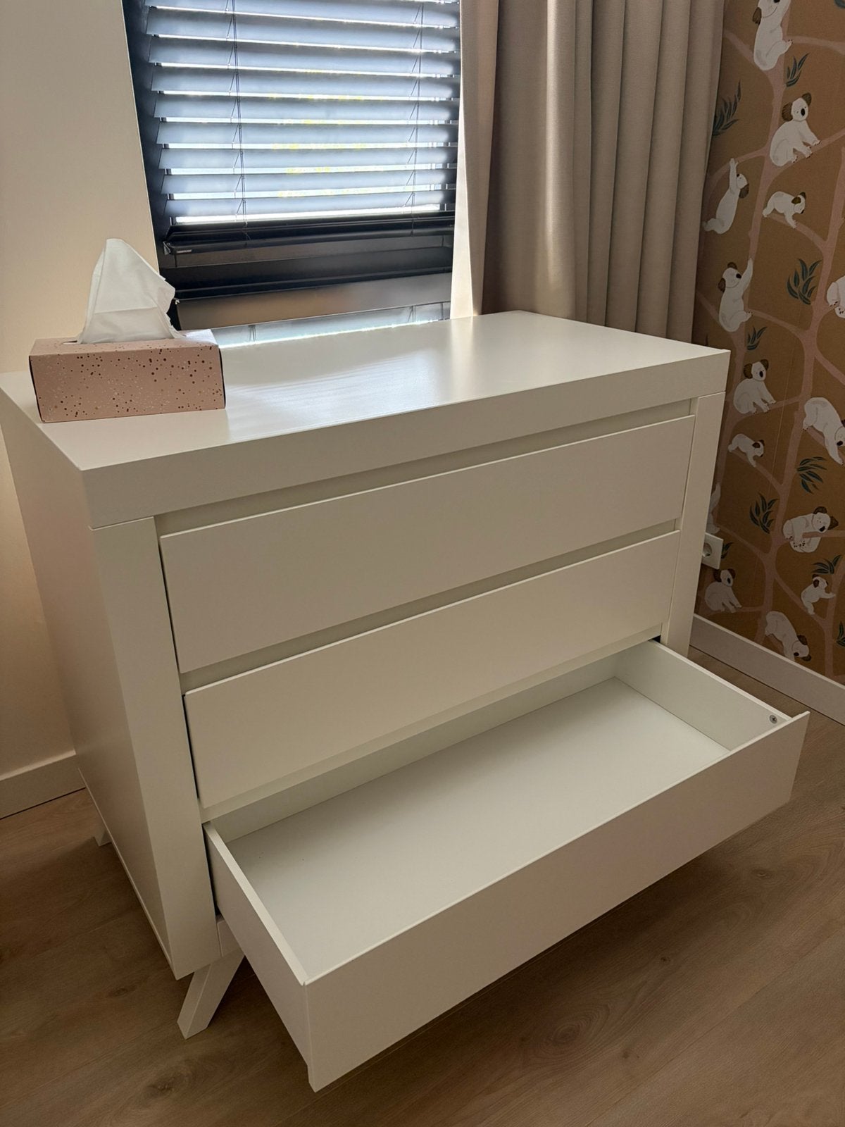 Bopita commode Anne wit, Ophalen, 50 tot 70 cm, 100 cm of meer, Zo goed als nieuw