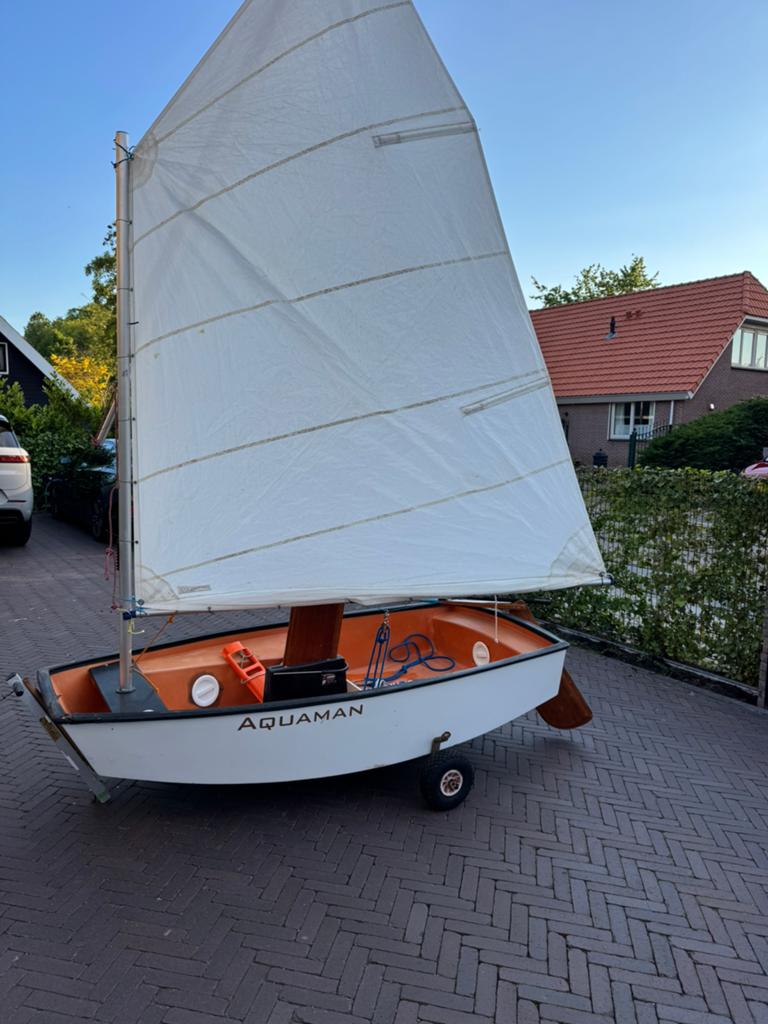 Te koop Optimist / dubbeldek trailer is gereserveerd, Ophalen of Verzenden, Gebruikt
