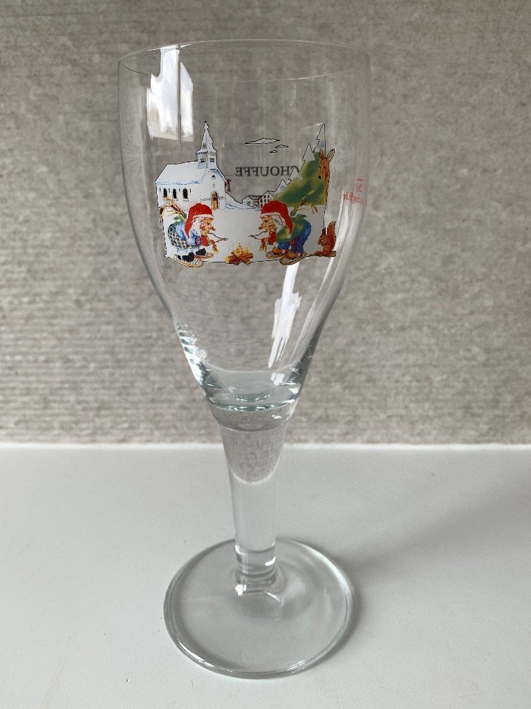 N'ice Chouffe glas, Verzamelen, Biermerken, Ophalen of Verzenden, Zo goed als nieuw, Glas of Glazen, Duvel