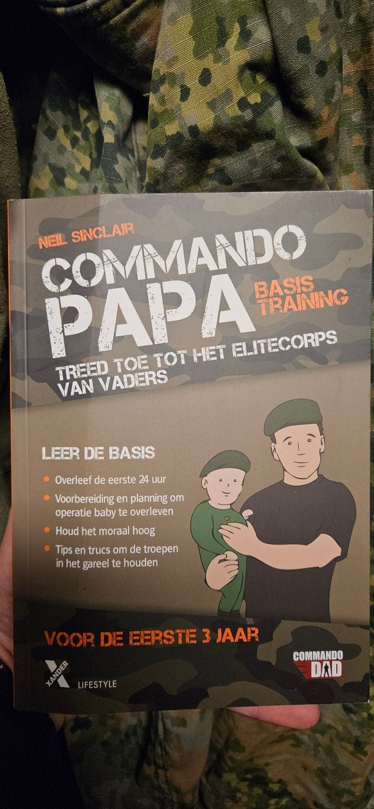 Commando Papa - basic training - voor aanstaande vaders., Boeken, Ophalen of Verzenden, Nieuw, Zwangerschap en Bevalling, Neil sinclair