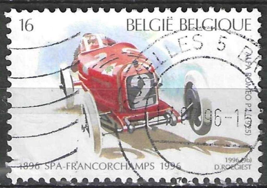 Belgie 1996 - Yvert 2649 /OBP 2650 - Alfa Romeo P2 (ST), Verzenden, Gestempeld, Auto's