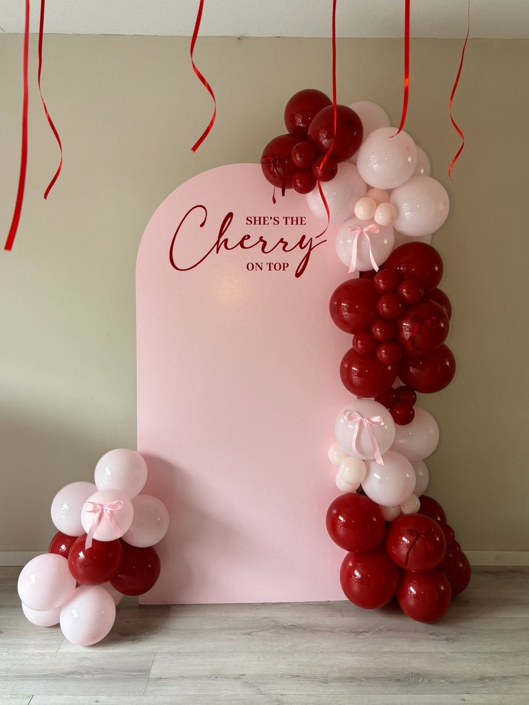 Gepersonaliseerde Ballonnenboog - Backdrop - Balloonarch €70, Verzenden, Nieuw, Feestartikel