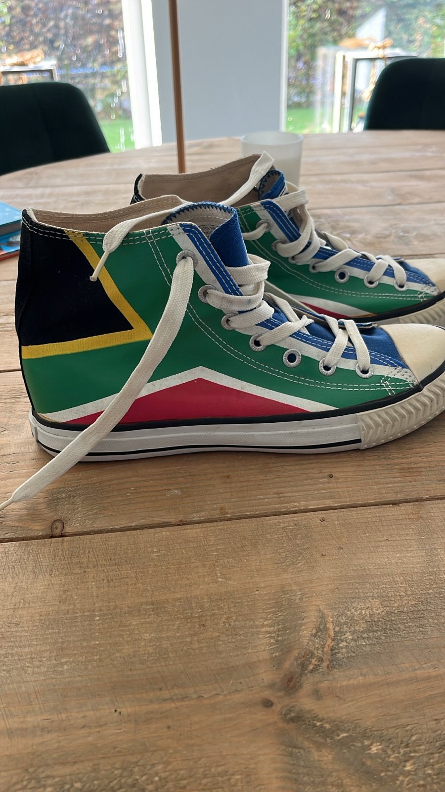 Dickies sneakers met zuidafrikaanse vlag - Maat 9 (42,5), Ophalen of Verzenden, Gedragen, Overige kleuren, Sneakers of Gympen