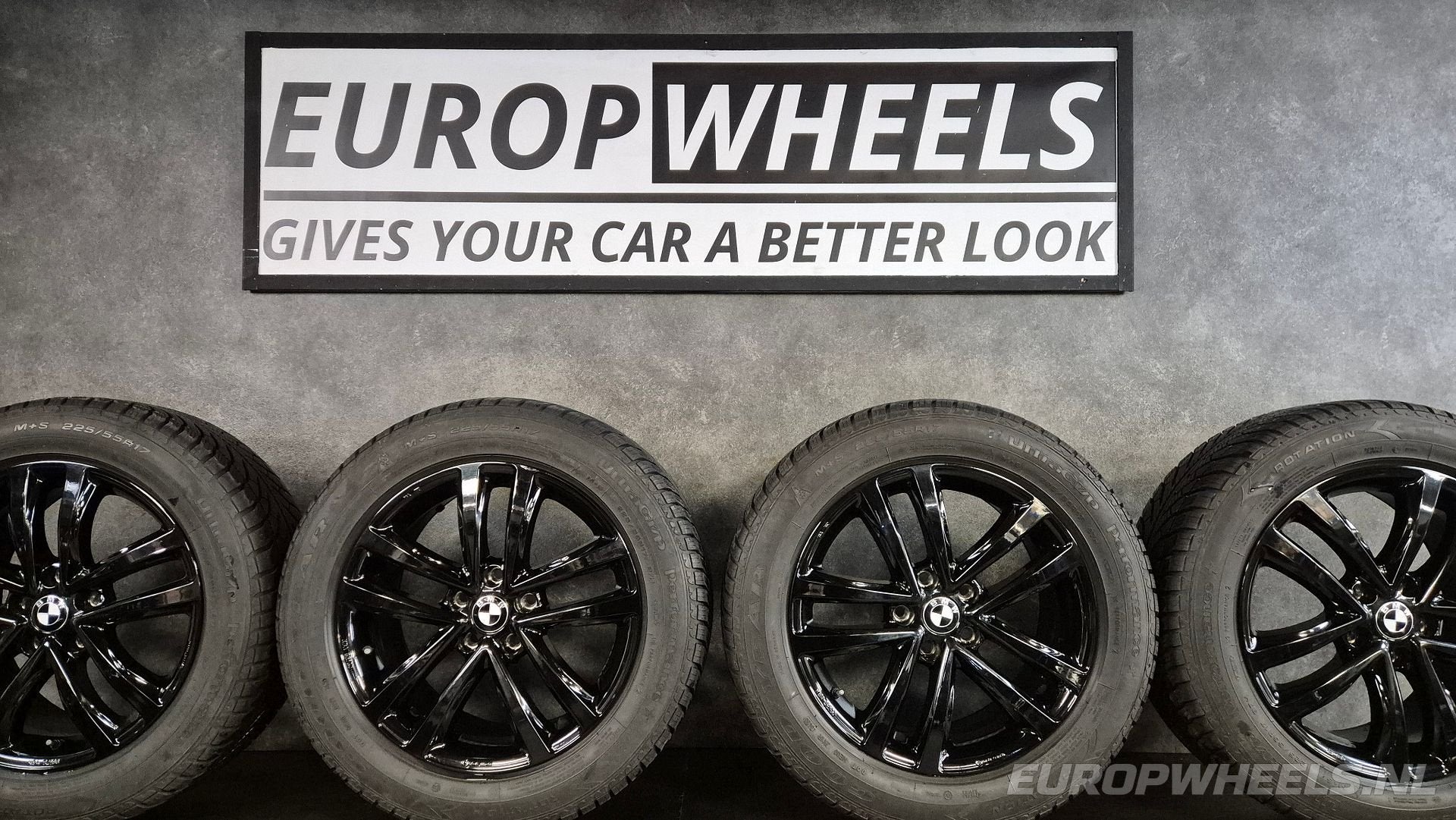 17 inch BMW X1 F48 X2 F39 velgen winterbanden zwart