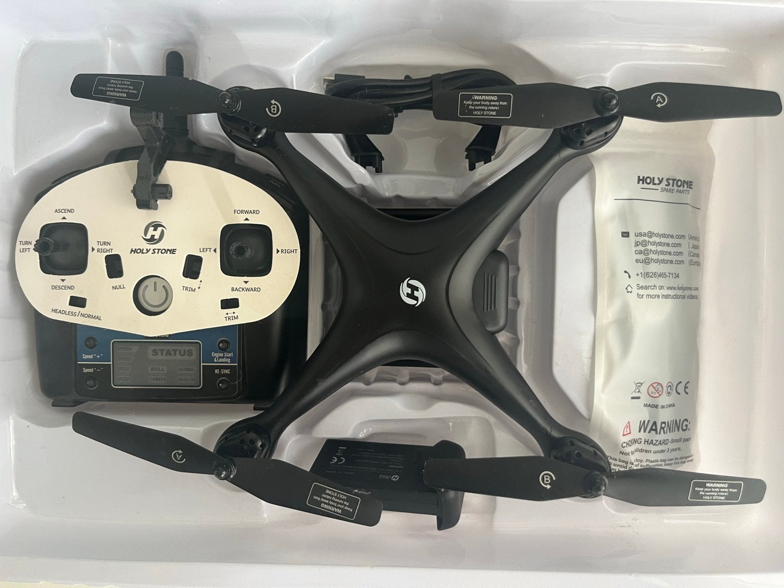 Holy Stone HS110D Drone, 250 tot 900 gram, Cameradrone, 100 tot 1000 meter, Overige merken