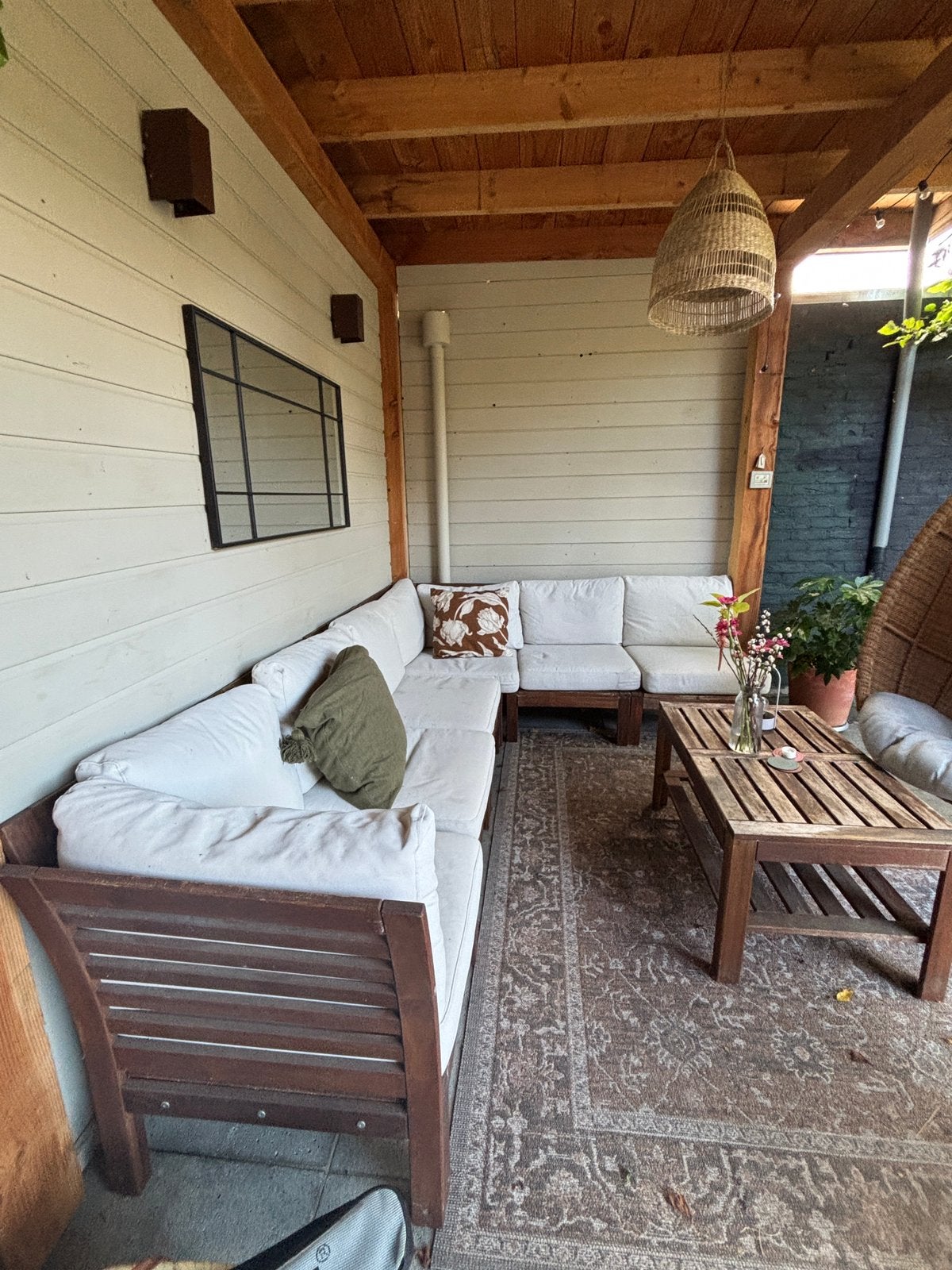 Ruime set ikea incl. nieuwe hoezen en meubels!, Tuin en Terras, Ophalen of Verzenden, Gebruikt
