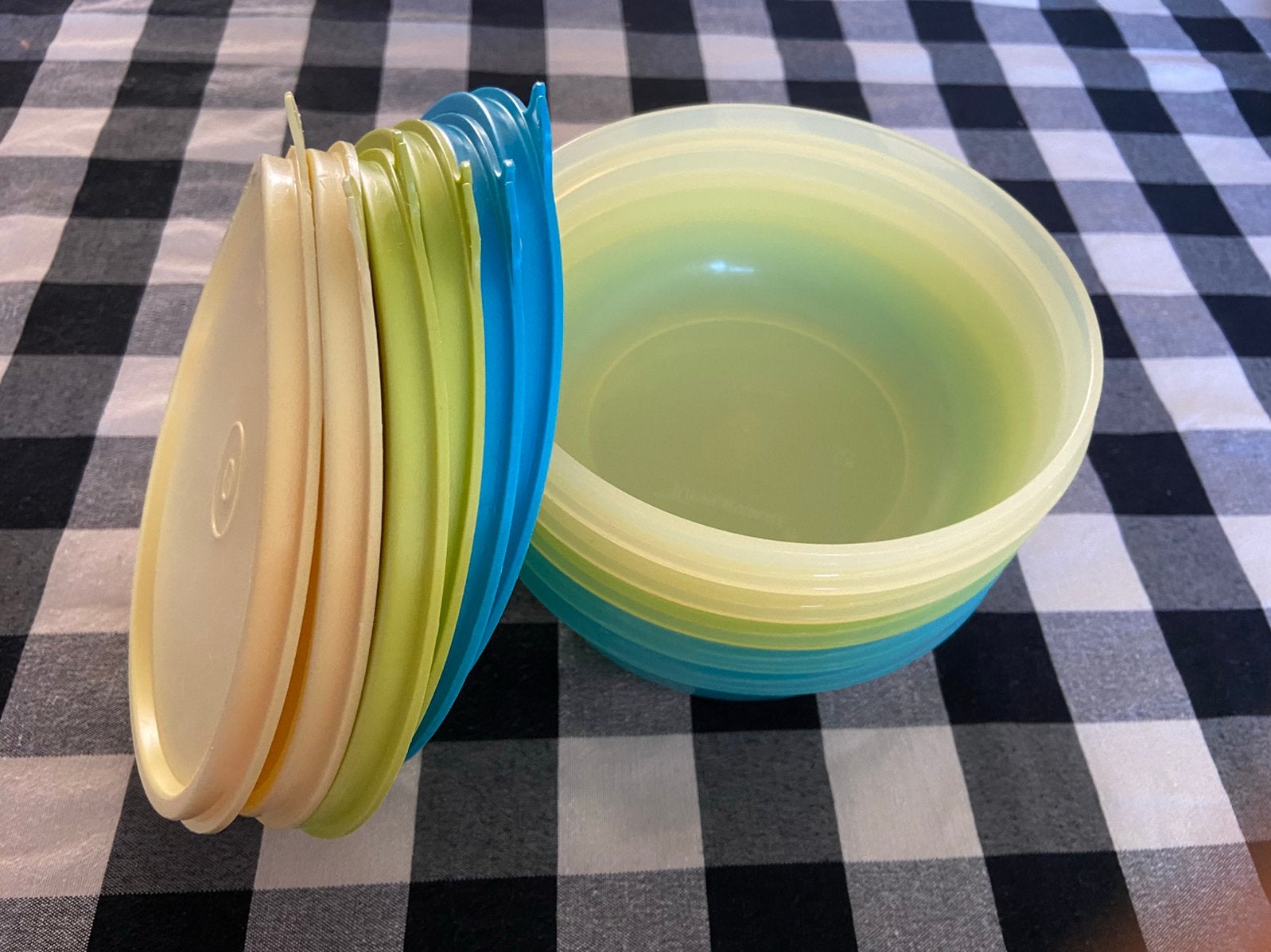 5 opbergschalen Tupperware, Ophalen of Verzenden, Zo goed als nieuw, Overige typen