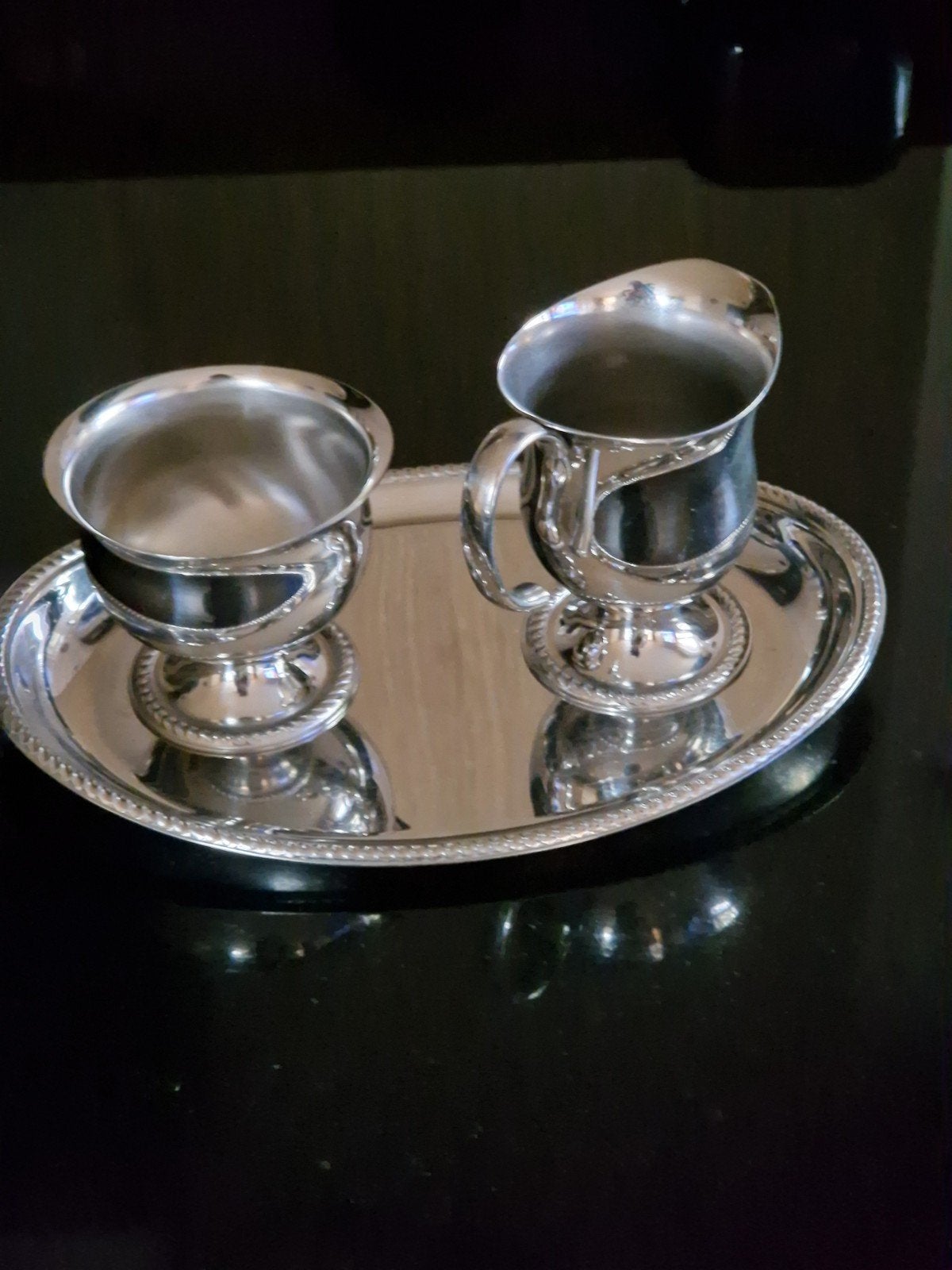 Vintage Alfra Alessi 3 delig Roomstel 8/10 stainless steel., Ophalen of Verzenden, Metaal, Gemerkt