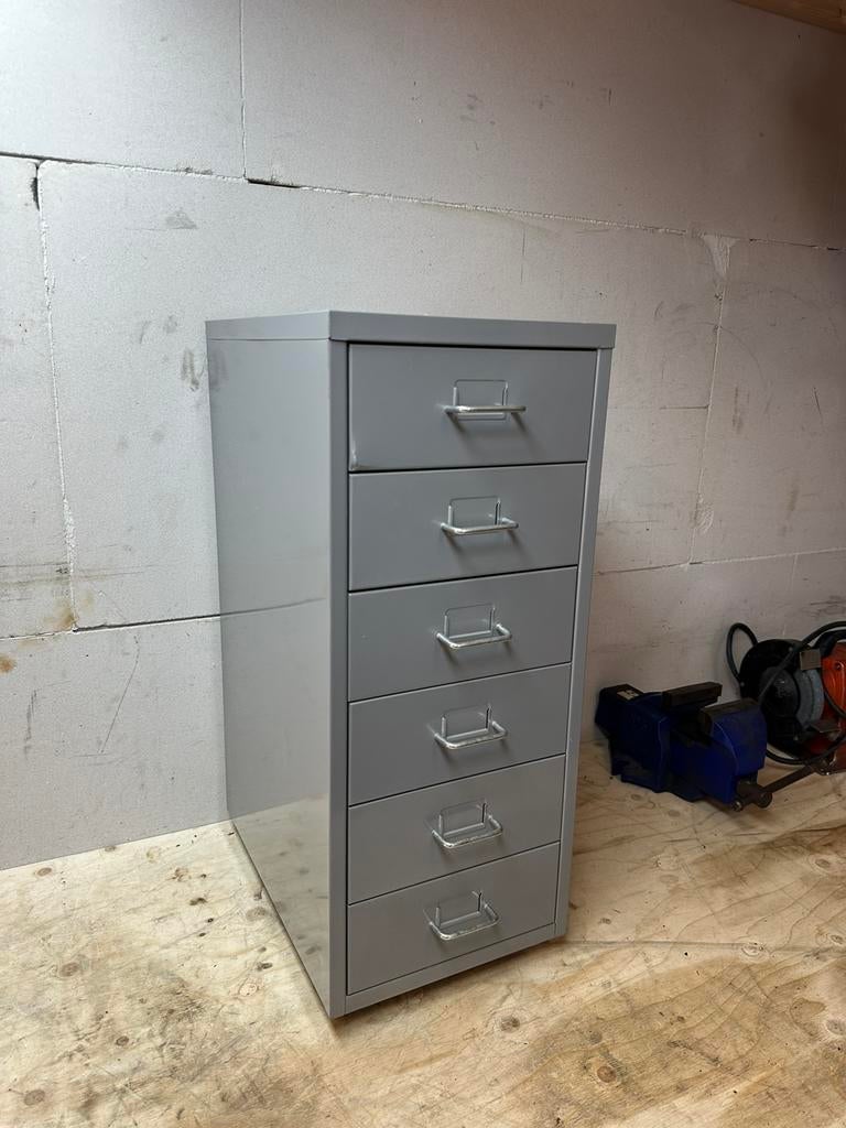 Div ladekastjes metaal oa ikea helmer, Ophalen, Minder dan 50 cm, Gebruikt, 5 laden of meer