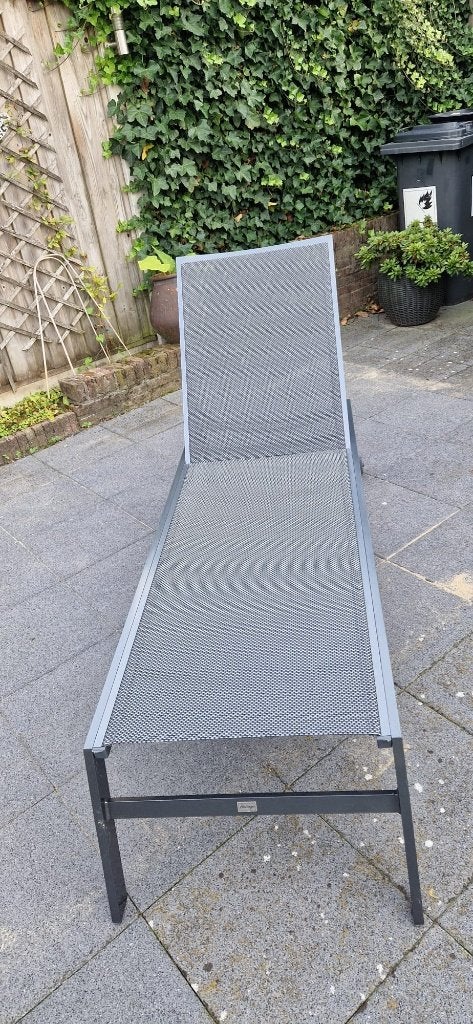 Bellagio Rossano ligbed met wiel Royal Grey, Ophalen, Nieuw, Aluminium, Verrijdbaar