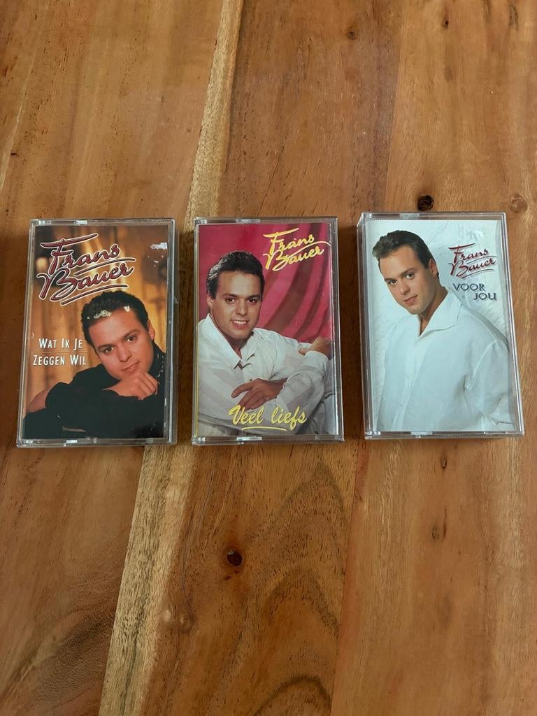 3 cassettebandjes van Frans Bauer, Ophalen of Verzenden, Zo goed als nieuw, 2 t/m 25 bandjes