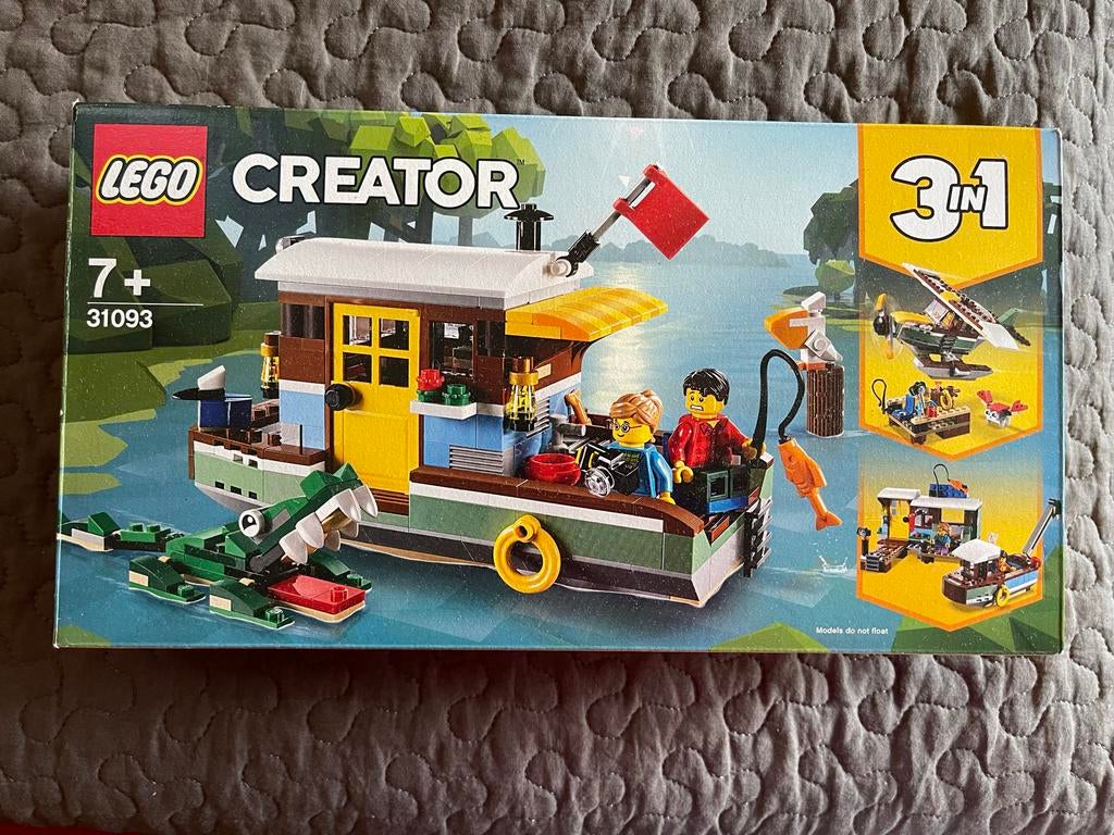 Lego Creator 3-in-1 Woonboot Avontuur (31093), Kinderen en Baby's, Speelgoed | Duplo en Lego, Ophalen of Verzenden, Gebruikt, Complete set