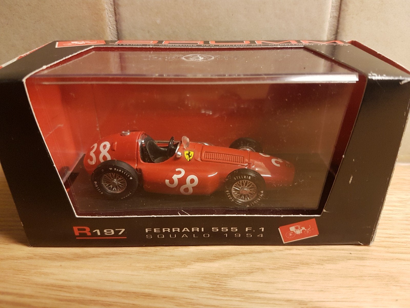 f1 brumm Ferrari 355 gp Spanje s. qualo 1954, Hobby en Vrije tijd, Modelauto's | 1:43, Ophalen of Verzenden, Zo goed als nieuw