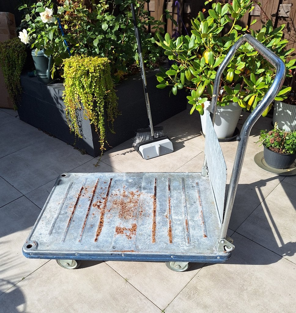 Metalen transportkar, 100 liter of meer, Ophalen, Gebruikt, Transportkar