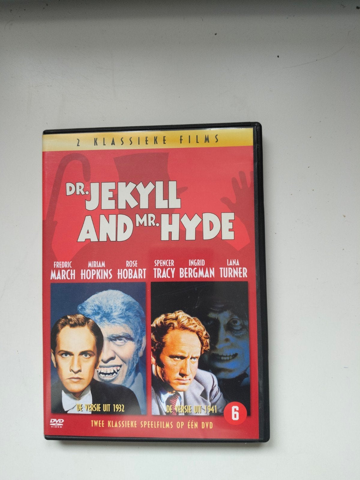 Dr. Jekyll and Mr. Hyde 2 versies 1931 en versie uit 1941, Cd's en Dvd's, Horror, Engels, Verzenden, Bonusmateriaal