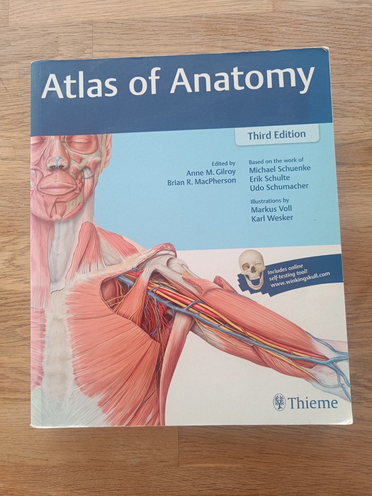 Atlas of Anatomy - Derde Editie - Anatomieboek, Ophalen, Anne M. Gilroy, Brian R. MacPherson, Beta, WO