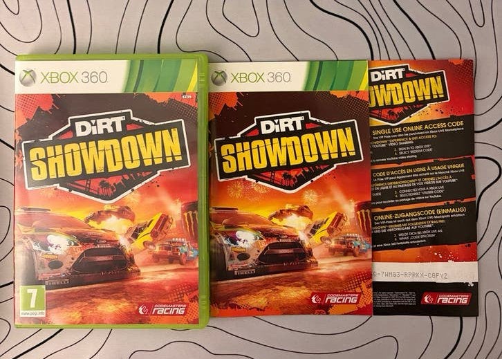Xbox 360 Dirt Showdown - Racegame in goede staat, Gebruikt, 1 speler, Racen en Vliegen, Eén computer