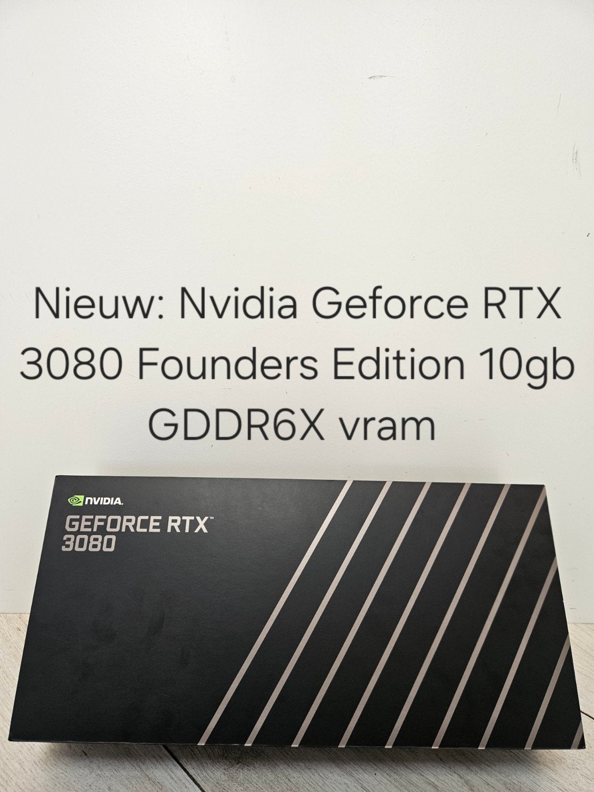 nieuw: Nvidia Geforce RTX 3080 Founders Edition 10gb GDDR6X, Computers en Software, EenvoudPc B.V., GDDR6, PCI-Express 4, Nieuw