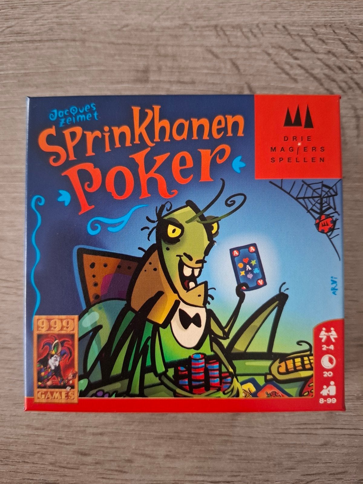 Kaartspel Sprinkhanen poker (nieuw), Een of twee spelers, Ophalen of Verzenden, Nieuw, Drie Magiërs Spellen
