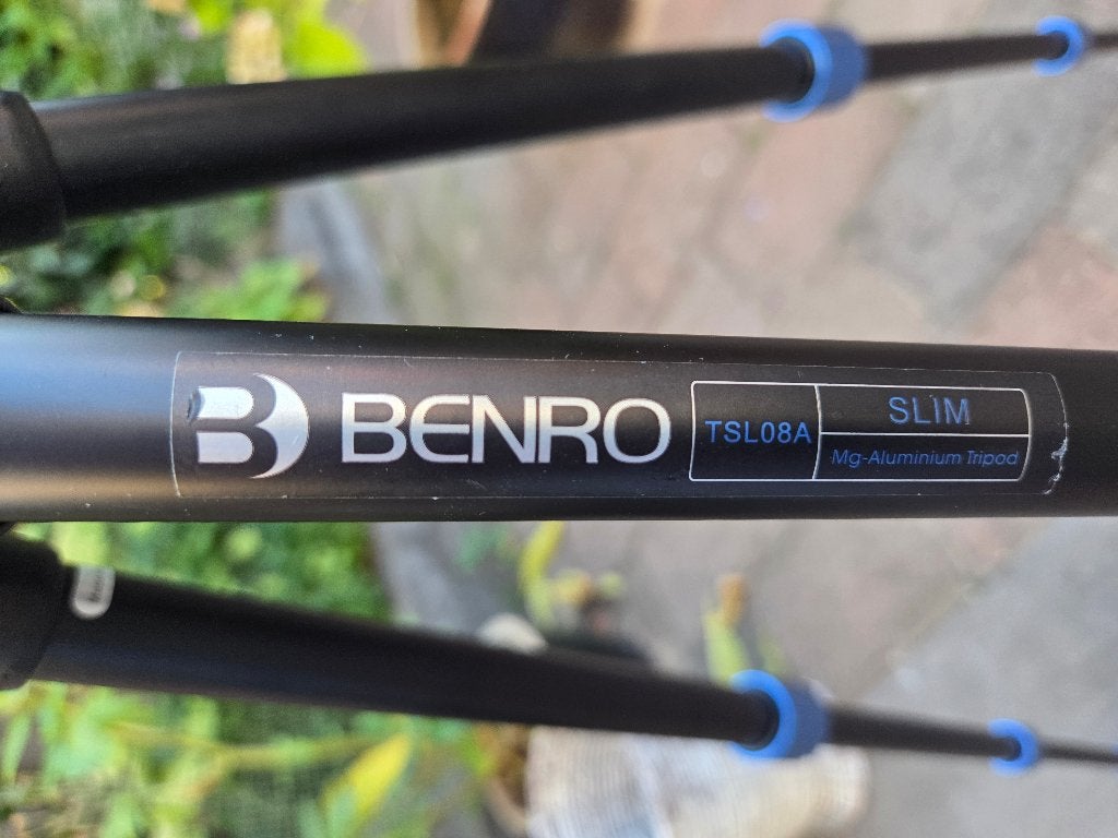 Benro tripod TSL08A, Met balhoofd, Benro, Zo goed als nieuw, 125 tot 150 cm