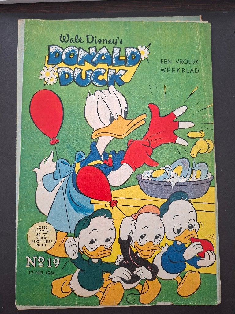 donald duck 1956 nummer 19, Boeken, Stripboeken, Gelezen, Eén stripboek, Verzenden