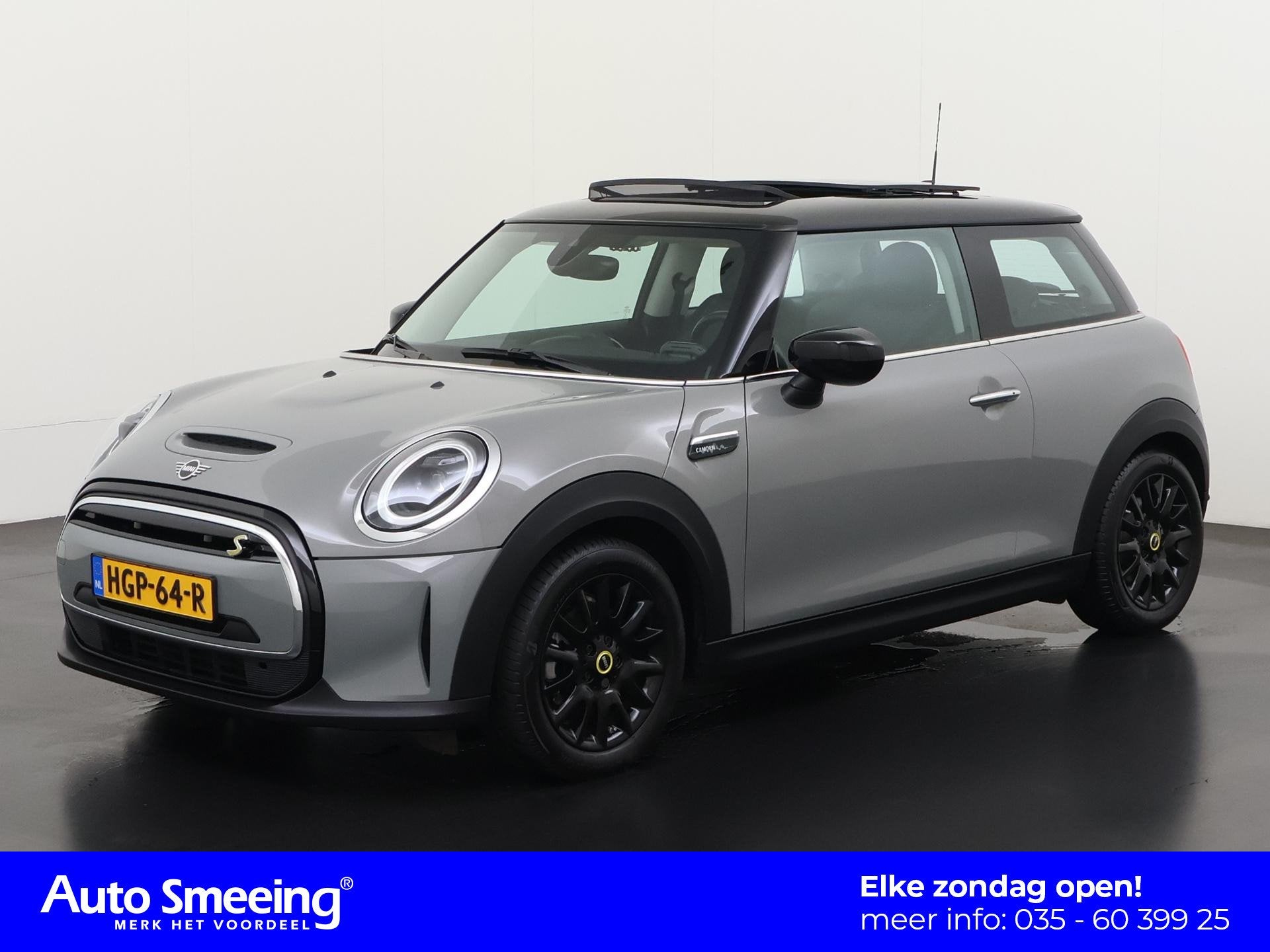 MINI Electric Camden Edition 33 kWh | Panoramadak | Camera |, Auto's, 12 maanden, Gebruikt, 1340 kg, 4 stoelen