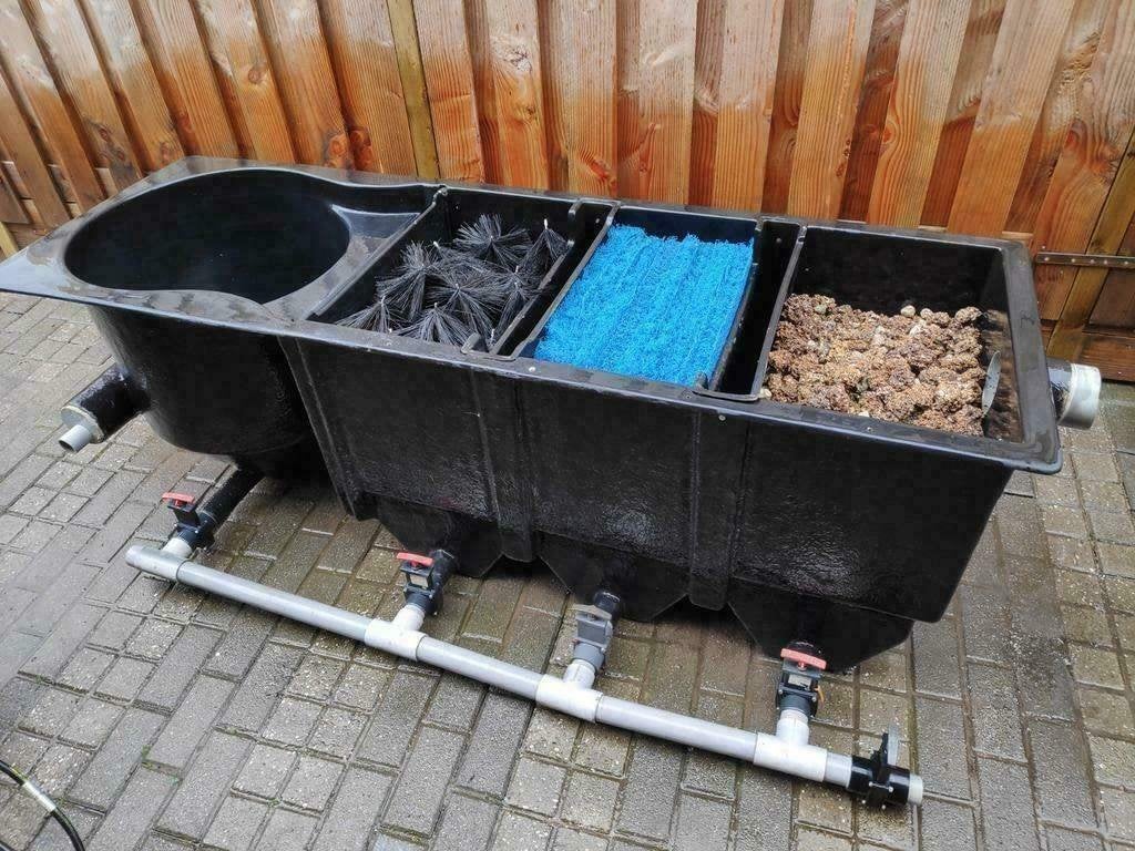 vijver filter messner compleet met inhoud, Ophalen, Gebruikt, Vijverfilter