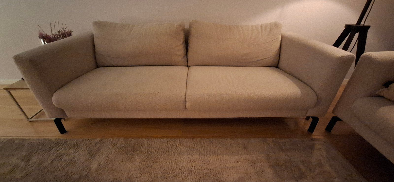 2x Comfortabele 2-zitsbank - 210x95 cm, zithoogte 45 cm, Ophalen, Tweepersoons, 75 tot 100 cm, Zo goed als nieuw