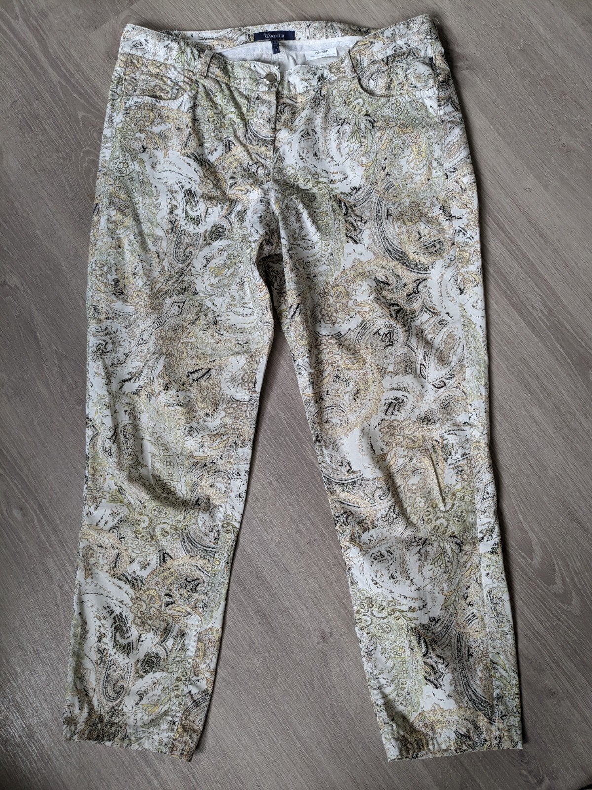 Atelier Gardeur Paisley Broek Maat 42, Meerkleurig, Maat 42/44 (L), Zo goed als nieuw, Driekwart
