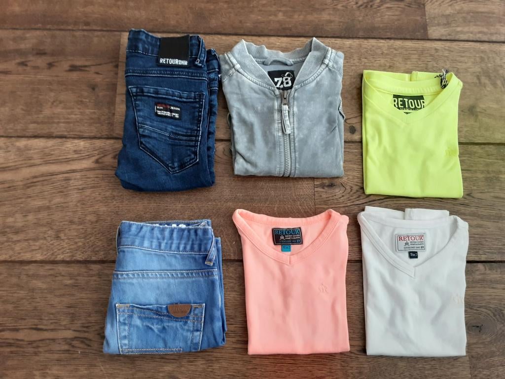 Retour t shirt 3x spijker korte en lange broek z8 vest mt 92, Ophalen of Verzenden, Zo goed als nieuw