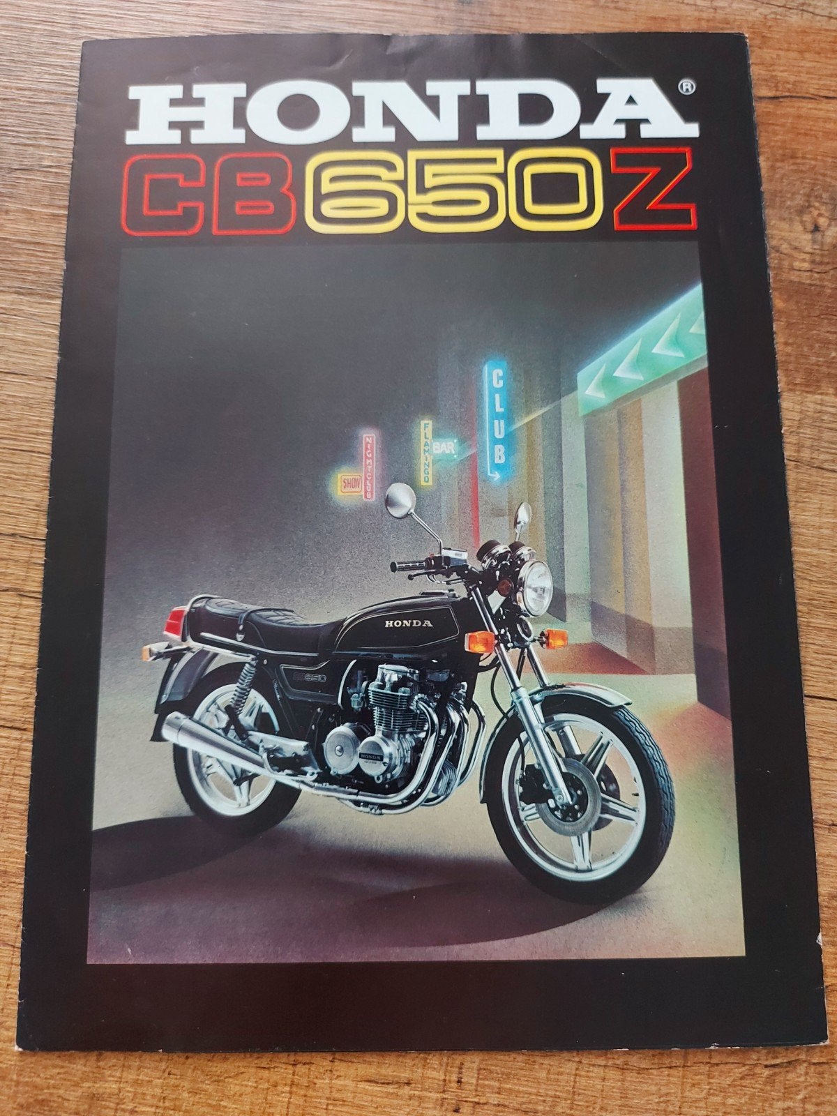 Honda CB 650 Z motorfiets folder NL, Ophalen of Verzenden, Honda