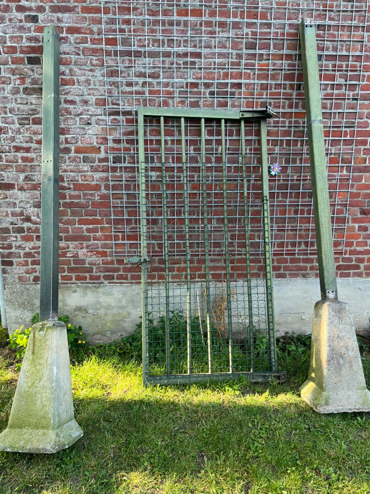 Poort 95x197, Tuin en Terras, Tuinhekken en Hekwerk, Ophalen, Met poort, Gebruikt, Spijlenhekwerk