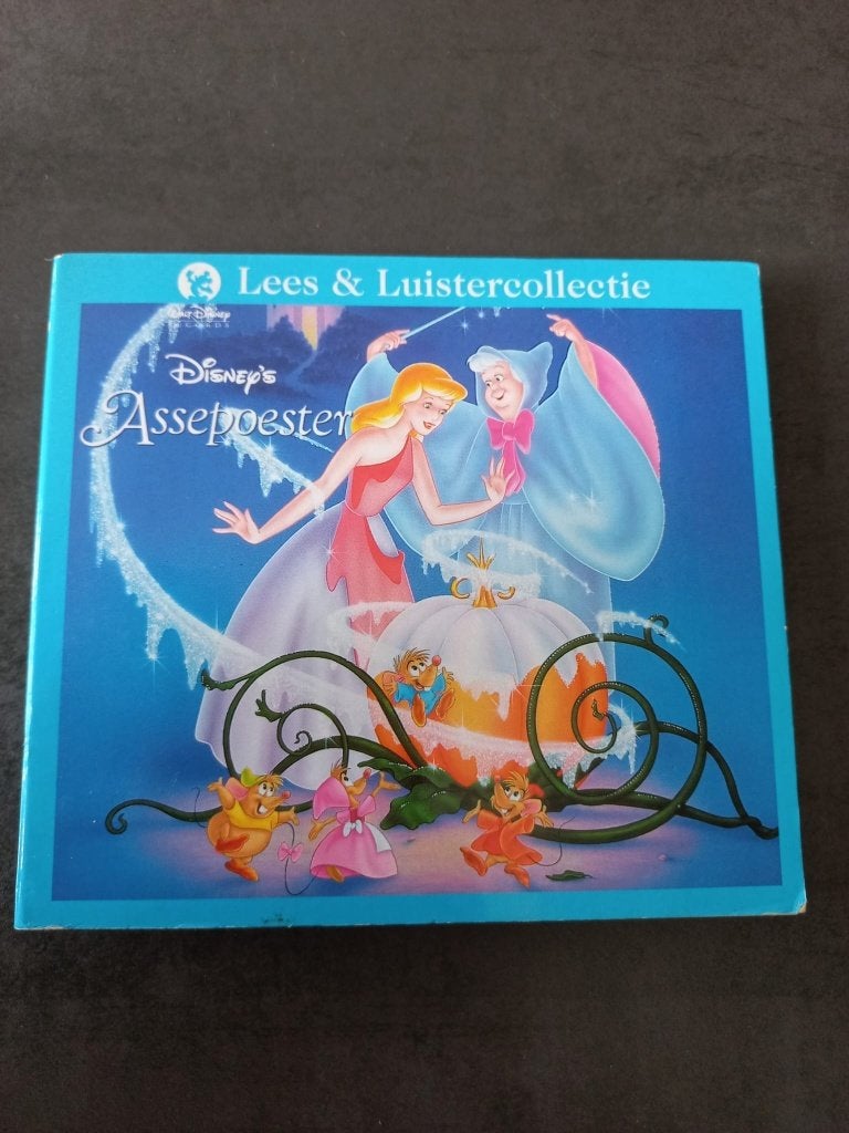 Disney lees en luisterboek - Assepoester 1997, Kind, Cd, Ophalen of Verzenden, Disney