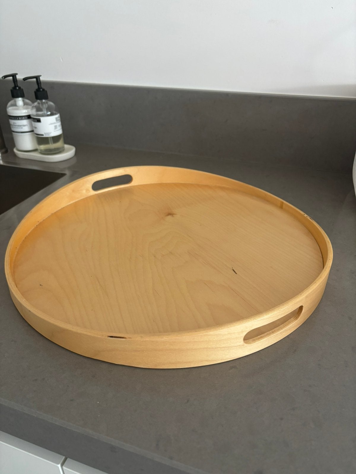 Dienblad, Ophalen of Verzenden, Zo goed als nieuw, Hout