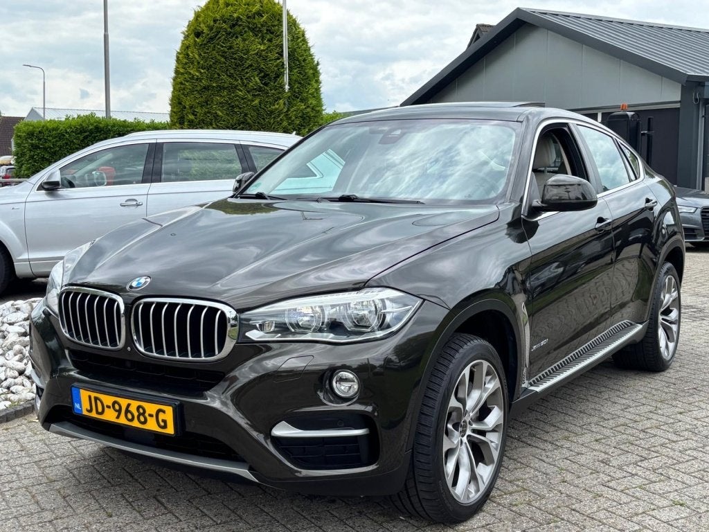 BMW X6 5.0i V8 High Executive 2014 Dealer Onderhouden, Auto's, BMW, Bedrijf, Te koop, X6, ABS, Achteruitrijcamera, Airbags, Airconditioning