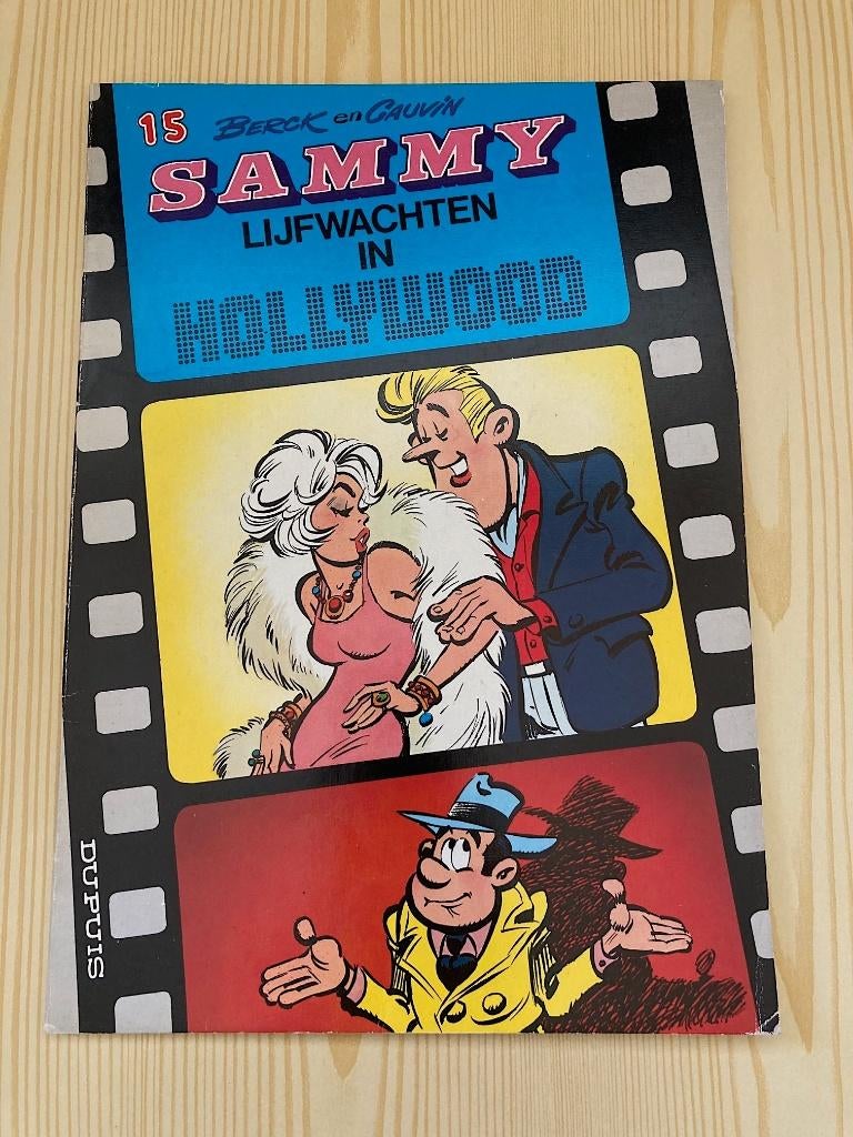 Stripboek Sammy - Lijfwachten in Hollywood (Dupuis) Nr. 15, Boeken, Stripboeken, Eén stripboek, Ophalen, Gelezen