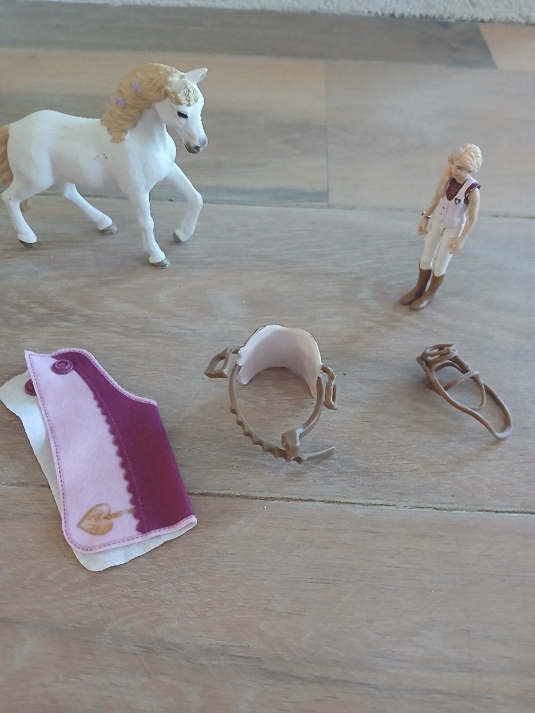 Schleich Horse Club set: Mia, Lisa, Sofia, Sarah met paarden, Ophalen, Gebruikt