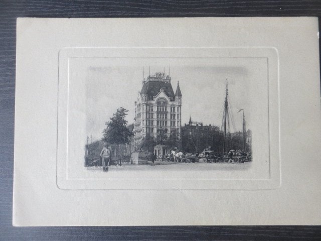 Twaalf losse photogravures van Rotterdam uit 1906, Ophalen of Verzenden, 20e eeuw of later, Zo goed als nieuw