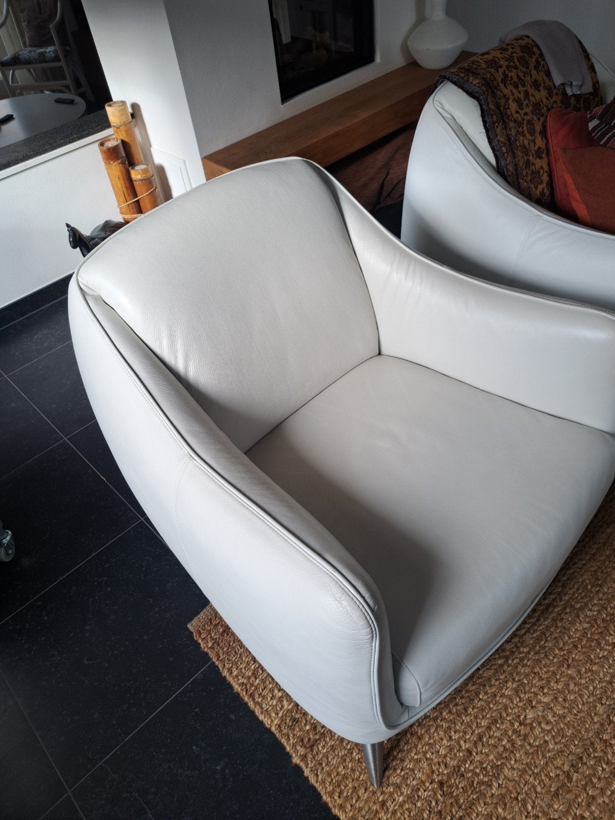 leren Natuzzi fauteuil, Ophalen, 75 tot 100 cm, Eenpersoons, Minder dan 150 cm