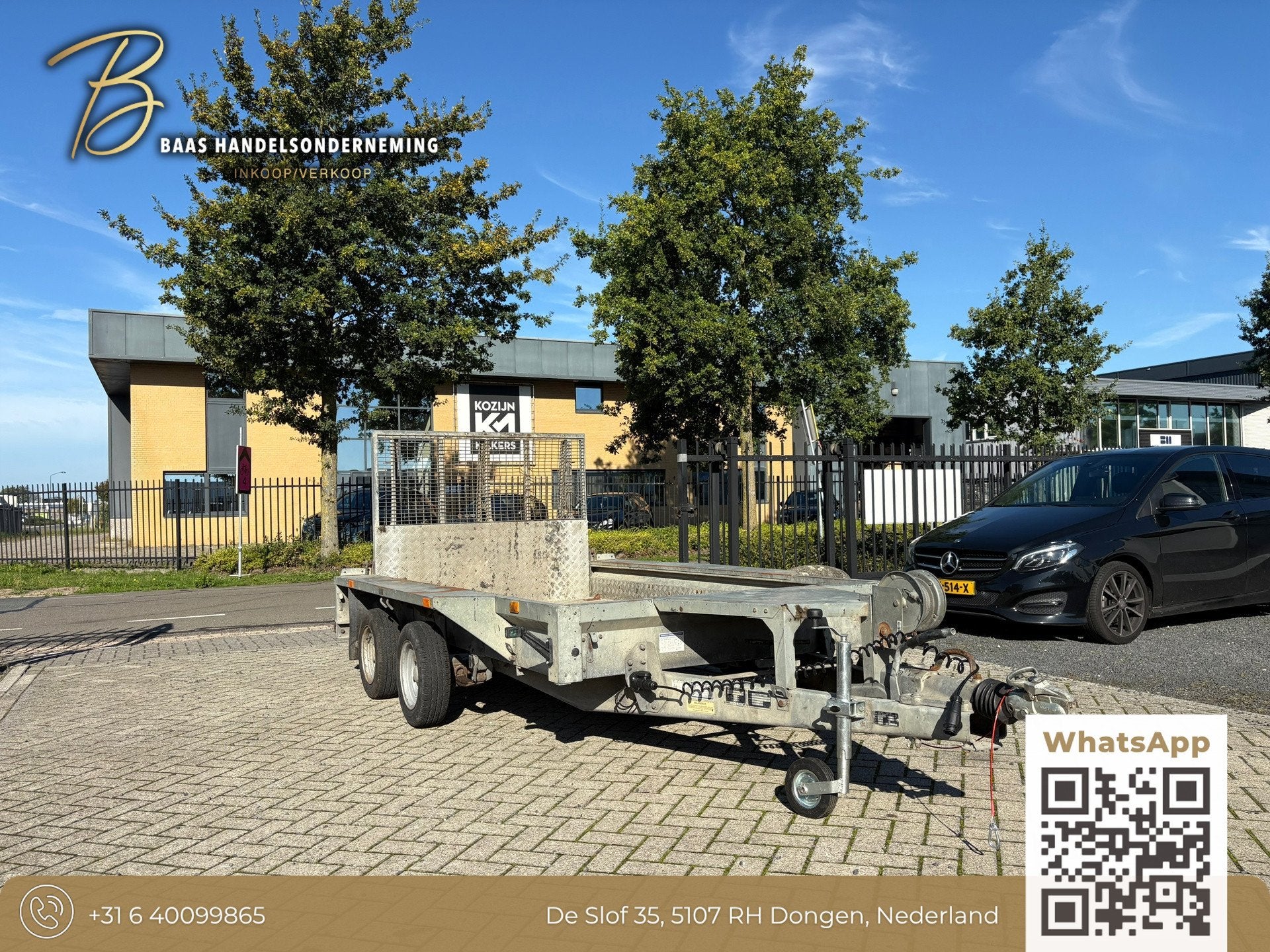 Ifor williams GX6 Machinetransporter | 3500KG | Aluminium la, Gebruikt
