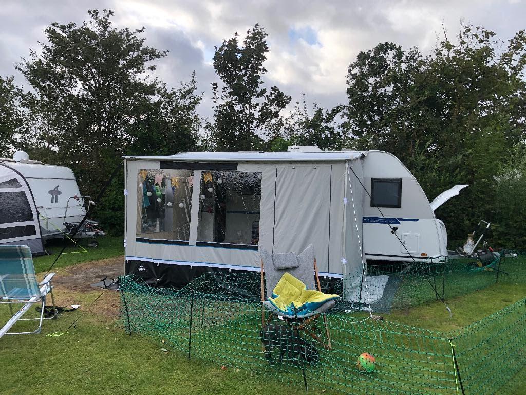 Obelink luifeltent, Caravans en Kamperen, Voortenten en Luifels, Gebruikt, Overige merken, Polyester, Ophalen