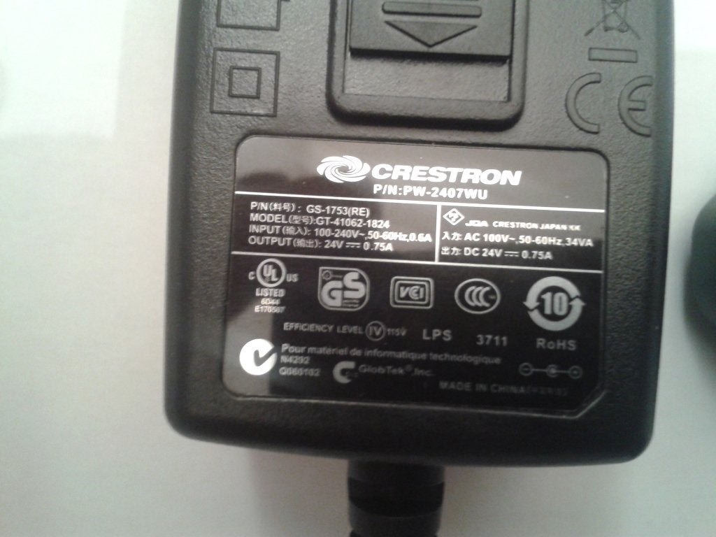 Crestron pw-2407wu lader (nieuw), Ophalen of Verzenden, Nieuw