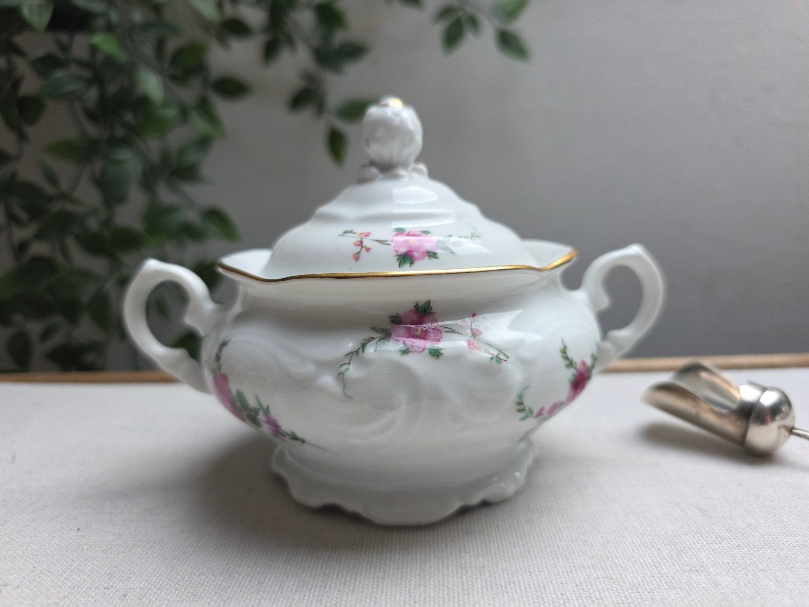 Suikerpot lief gebloemd, Antiek en Kunst, Ophalen of Verzenden