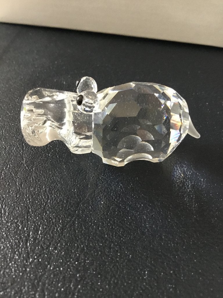 Swarovski, nijlpaard, klein, Verzamelen, Swarovski, Ophalen, Zo goed als nieuw, Figuurtje