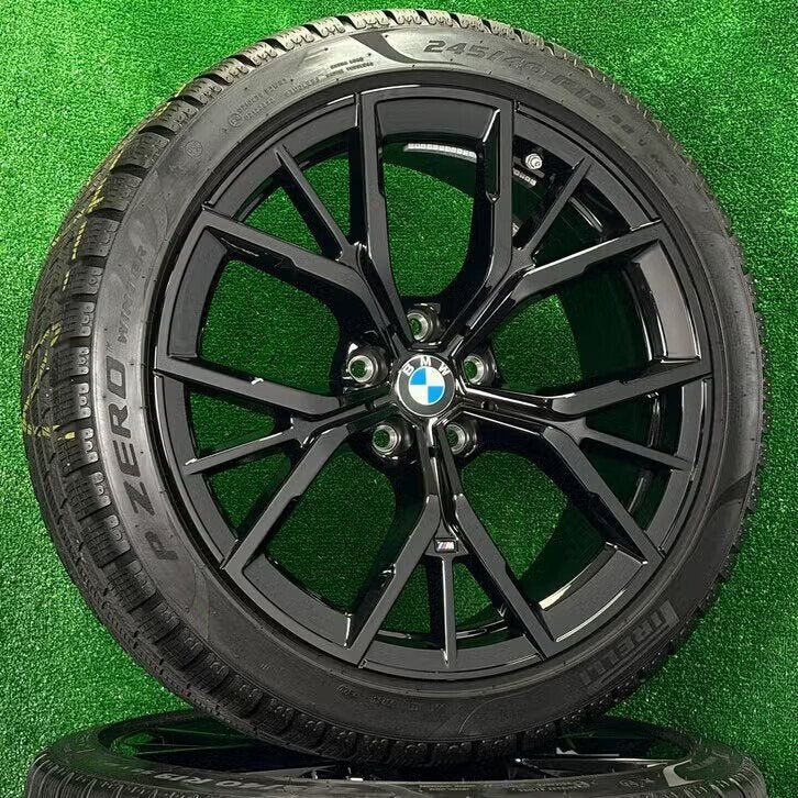 Originele 19 inch BMW 845M velgen winterbanden 5-serie g30, 19 inch, Banden en Velgen, Germany, Info@bmw.com